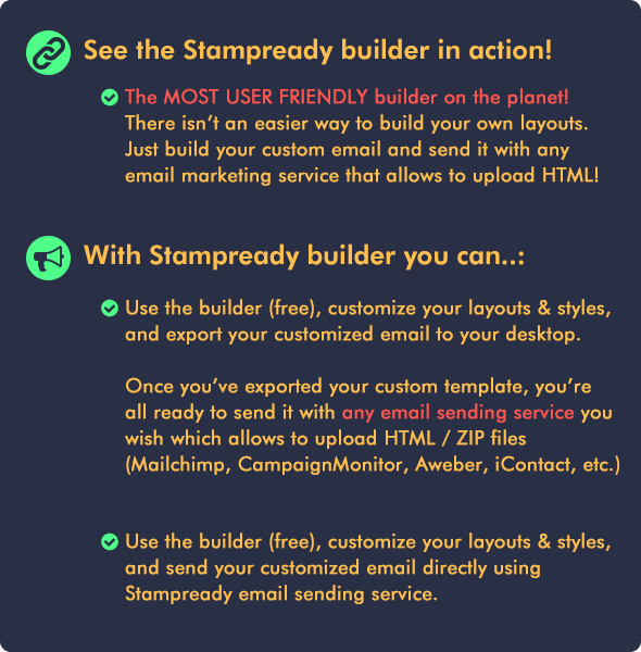 Responsive Email Builder - RESPONSIBLE - Mailchimp Editor Ready - 9